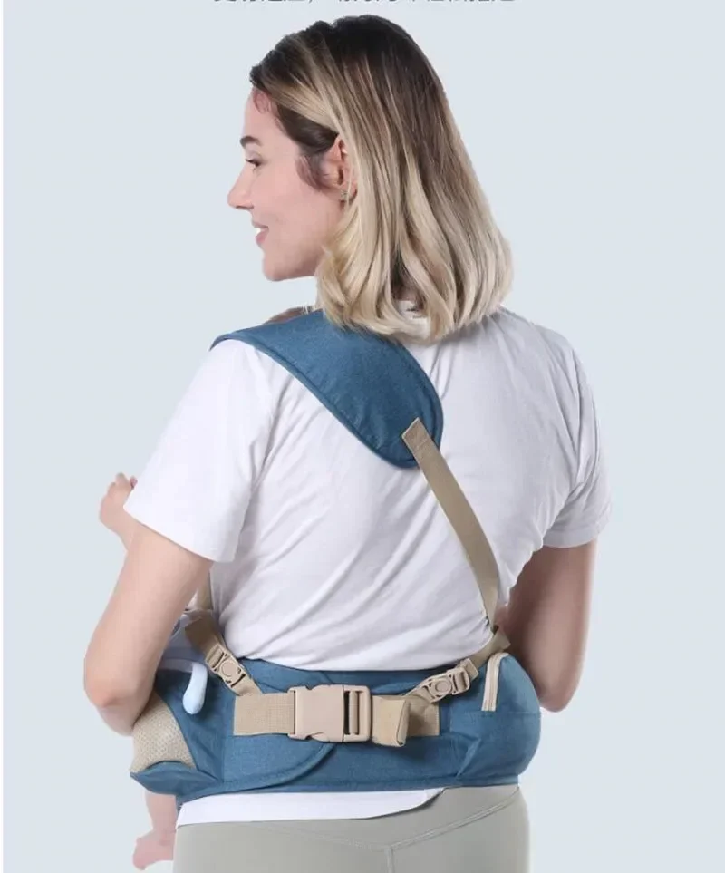 Portabebés de canguro, portabebés, herramienta para asiento de cadera, portabebés, mochilas envolventes, actividad de viaje para bebé de 4 a 36 meses, ergonómico