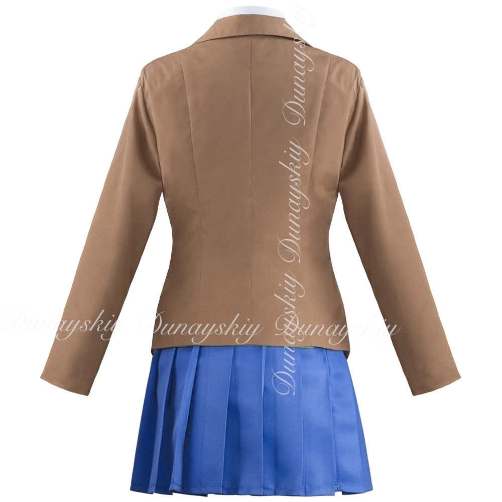 Доки Даки Литературный клуб! Игра Monika One Персонаж в литературном клубе с гольфами Красные туфли Косплей Костюм Игровой костюм