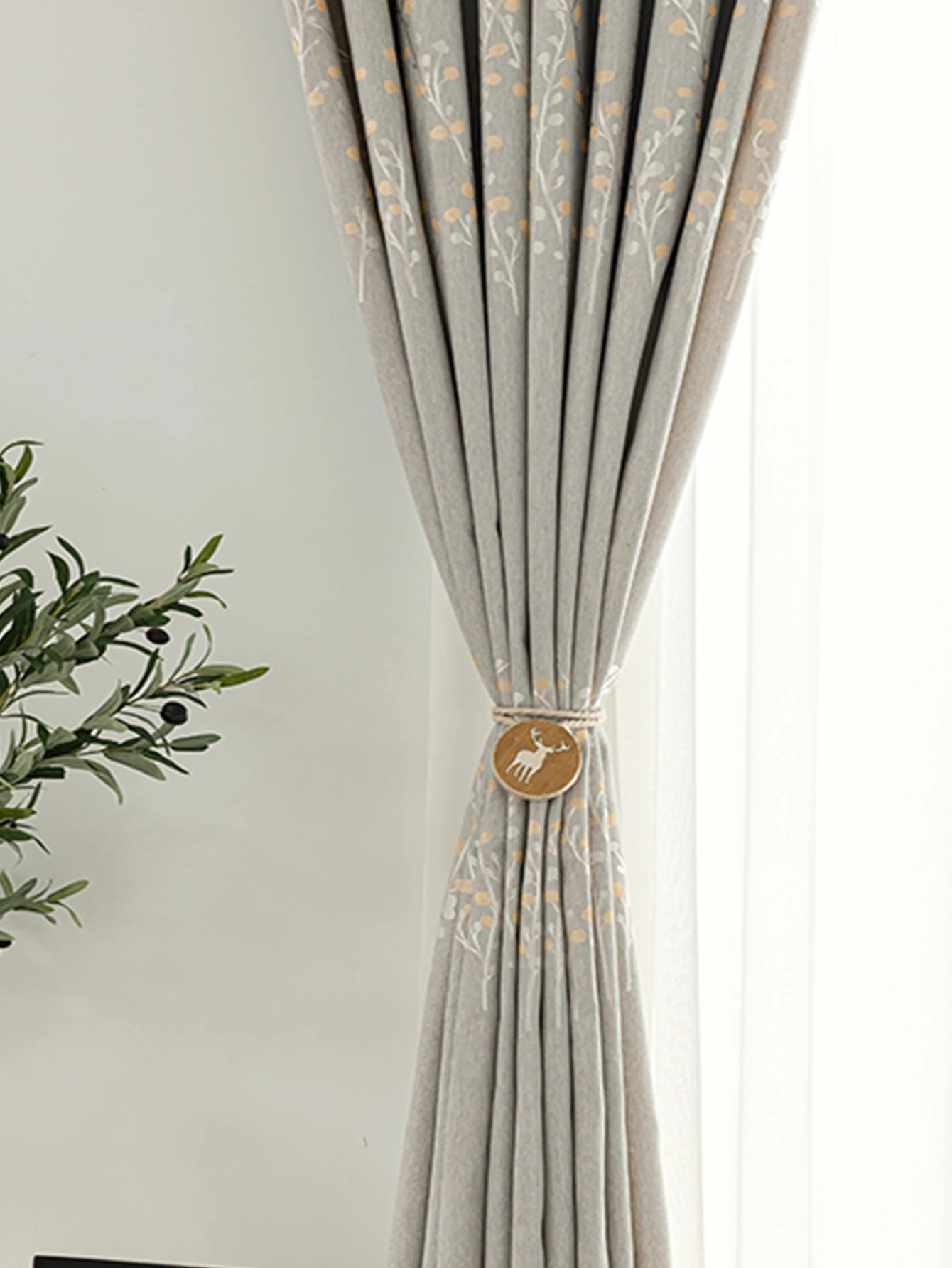 Thick Sunshade Fabric For Finished Blackout Curtains, 2024 New Model, Simple Living Room And Bedroom Design