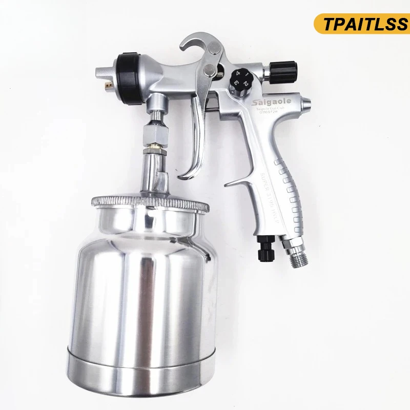 

Spray Gun Handle Paint Gun 750ml 1.3mm 1.6mm Car Coat Gun Furniture Painting Paint Pistol
