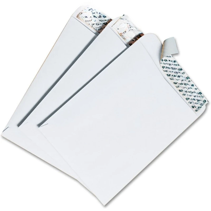 6 x 9 Catalog Envelopes with Self Seal Closure, for Mailing, Storage and Organizing, 28 lb. White Wove, 100 per Box (QUA44182)