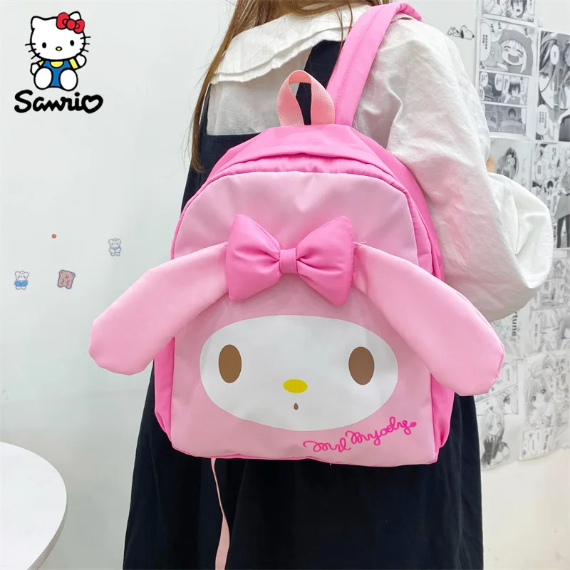 Kawaii Sanrio Plush Backpack Cute Kuromi Plush Bag Cinnamoroll Children\'s School Bag My Melody Shoulder Bags Plushies Dolls Gift