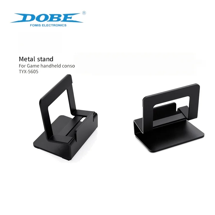 1 stuks metalen standaard voor op het bureau, geschikt voor draagbare gameconsoles, inklapbaar, compatibel met Switch2/OLED/PS5 Portal/ROG Ally/Steam Deck.