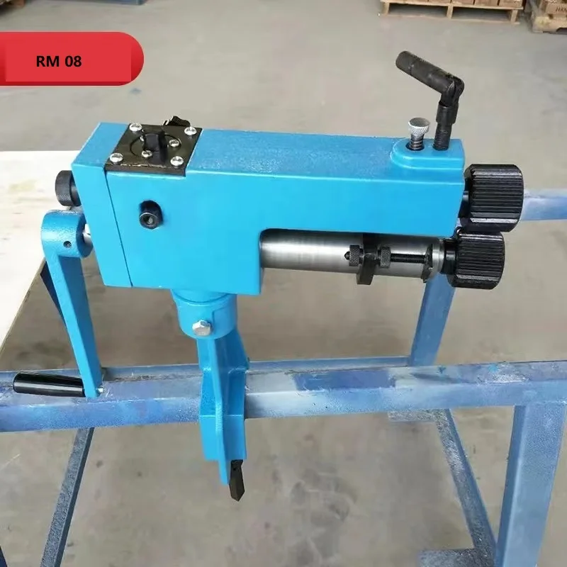 RM08 Manual Rolling Machine Bead Bending Machine Edge Bending Machine Sheet Metal Bending Rotary Machine arc Forming Crimping