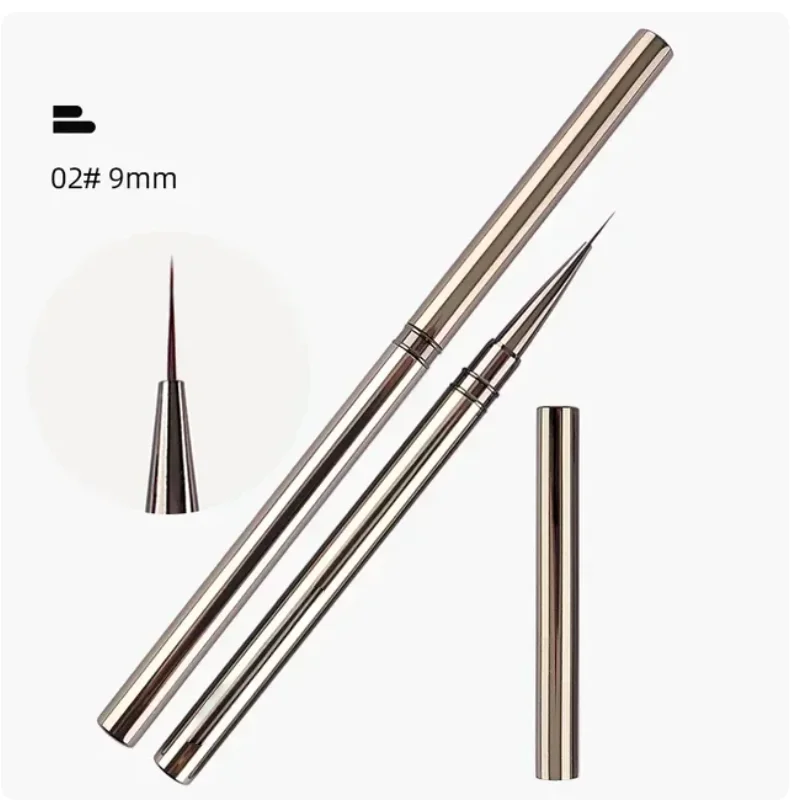 UV Gel Brush Pen Nail Glue Phototherapy Painting Drawing Liner Brush for Acrylic Nail Art Manicure Professional Tools