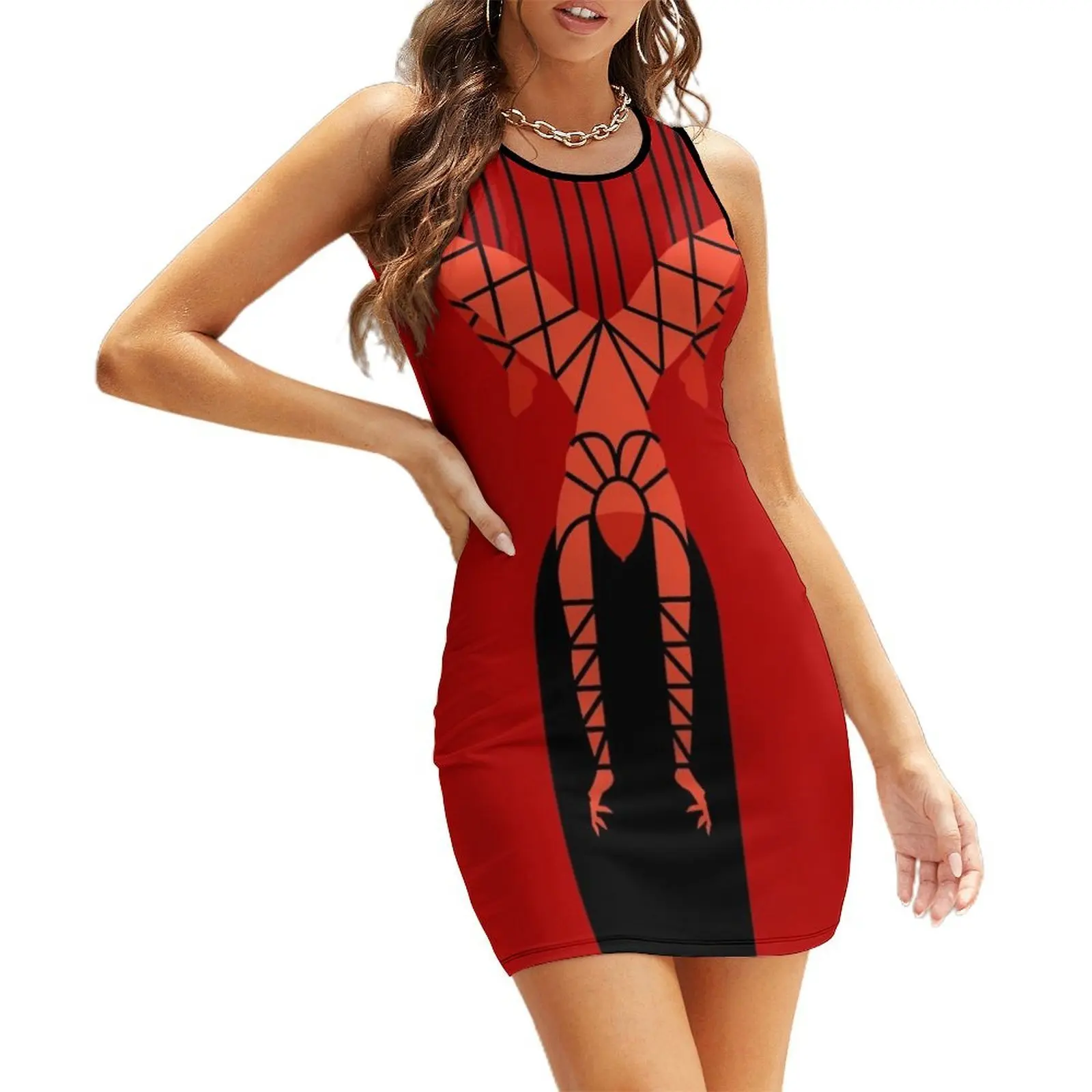 

shibari bondage hanging girl Sleeveless Sundress luxury women's party dress evening prom Dress for girls dresses for woman 2025