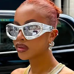 Vintage New Y2K Quirky-Shaped Stylish Glasses for Outdoor Cycling, Unique Eyewear for Women