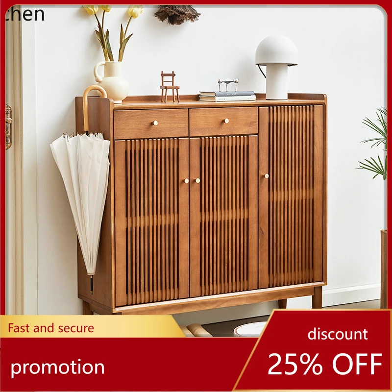 

YXY Solid Wood Shoe Cabinet for Home Entrance, Living Room Storage, Entryway Hall Cabinet