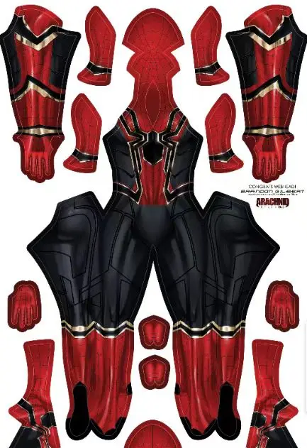 Iron Spiderman Costume Cosplay 3D Stampato Spandex Casa Vendo Spidey Supereroe Costume di Halloween Tute Tuta Per Adulti/Bambini