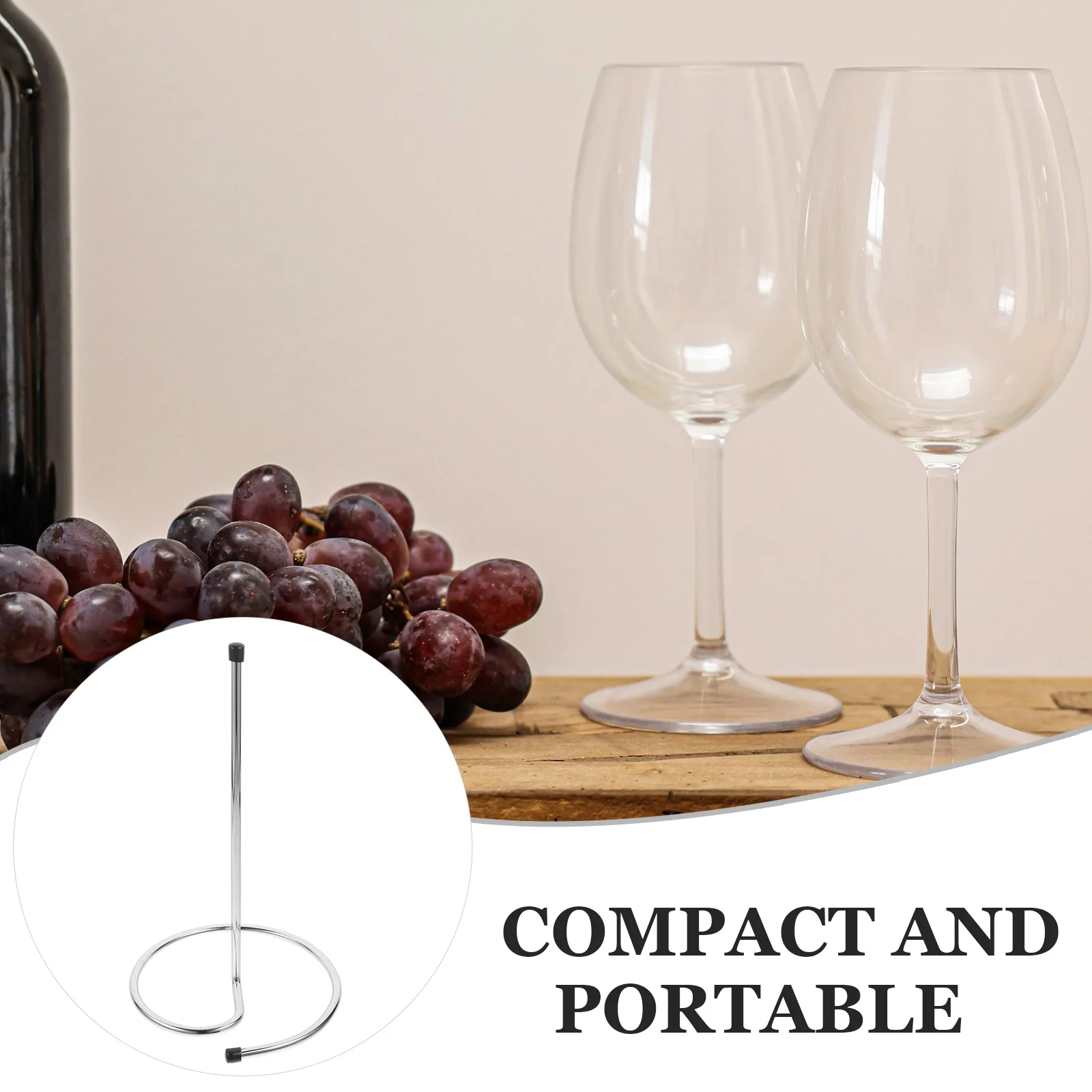 

Wine Decanter Drying Rack Space Saving Countertop Holder For Glass Bottles Bar Hotel Restaurant Use Organizer Drying Rack