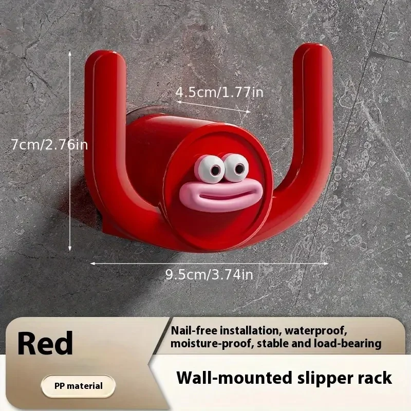 1 Stück Cartoon Hausschuhe Haken Badezimmer Slipper Rack Dusche Lagerung Organizer Schuhhalter Entwässerung Ständer für Badezimmer und Schlafzimmer – Detail 8