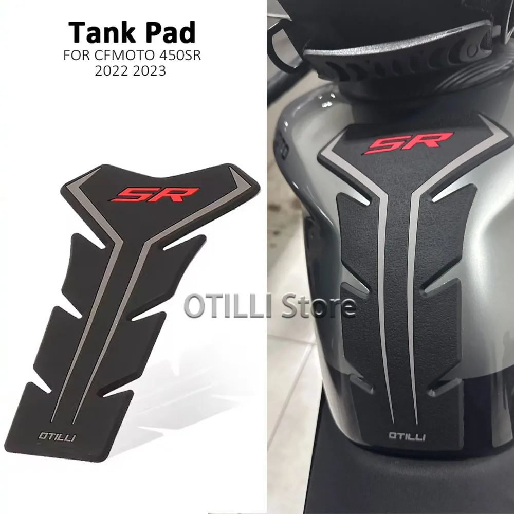 

For CFMOTO 450 SR 450SR 450sr 450Sr 2022 2023 New Motorcycle Accessories Tank Pad Sticker Gas Fuel Protector Decal With Logo