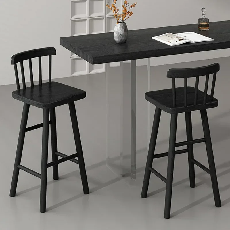 

Chairs Living Room Beauty Salon Chair Designer Cafe Nordic Bar Stools Kitchen Make Up Counter Stool Luxury Barbershop Wooden