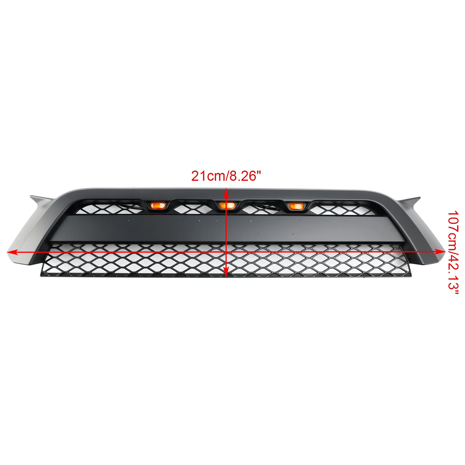 Artudatech TRD Pro Style Front Bumper Grill Grille Fit Toyota 4Runner 2010 2011 2012 2013 Matte Black