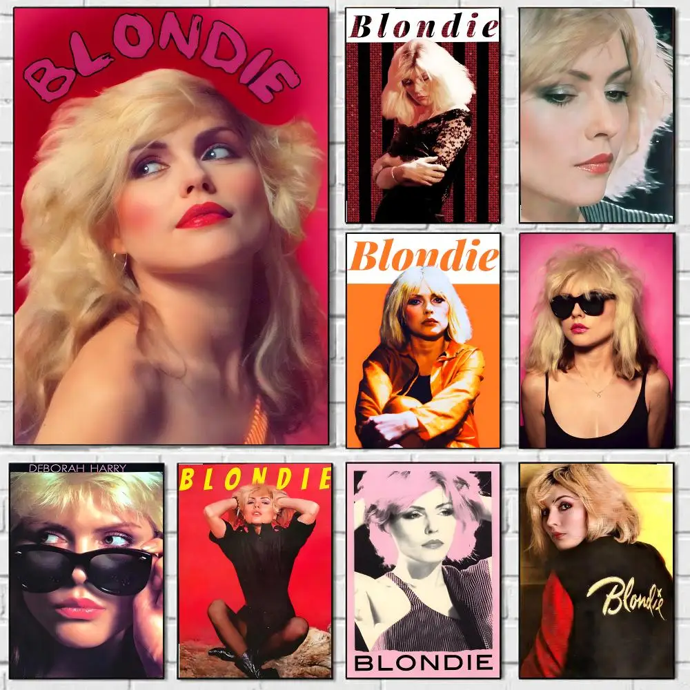 Debbie Harry Poster Classic Vintage Whitepaper Prints Artwork Kawaii For Home Room Wall Office Dorm Decor Ideal Gift