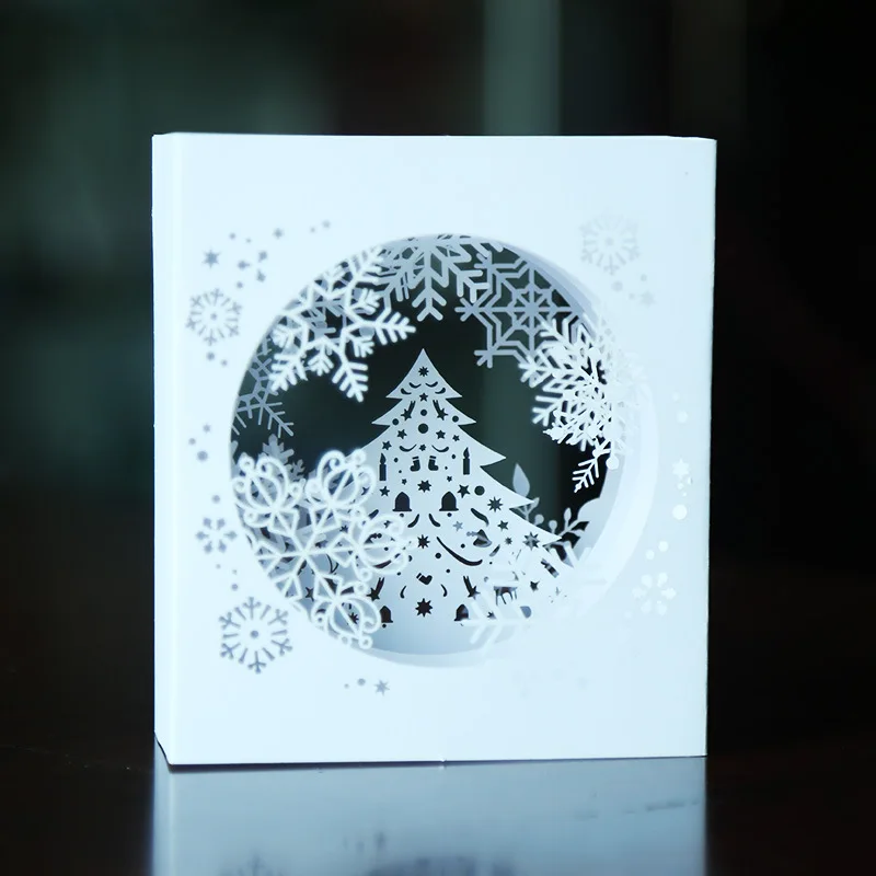 

Christmas Gifts Small Cards Heartfelt Expressions Greeting Cards 3D Paper Sculpture Sacred Snowflake Christmas Greeting Cards