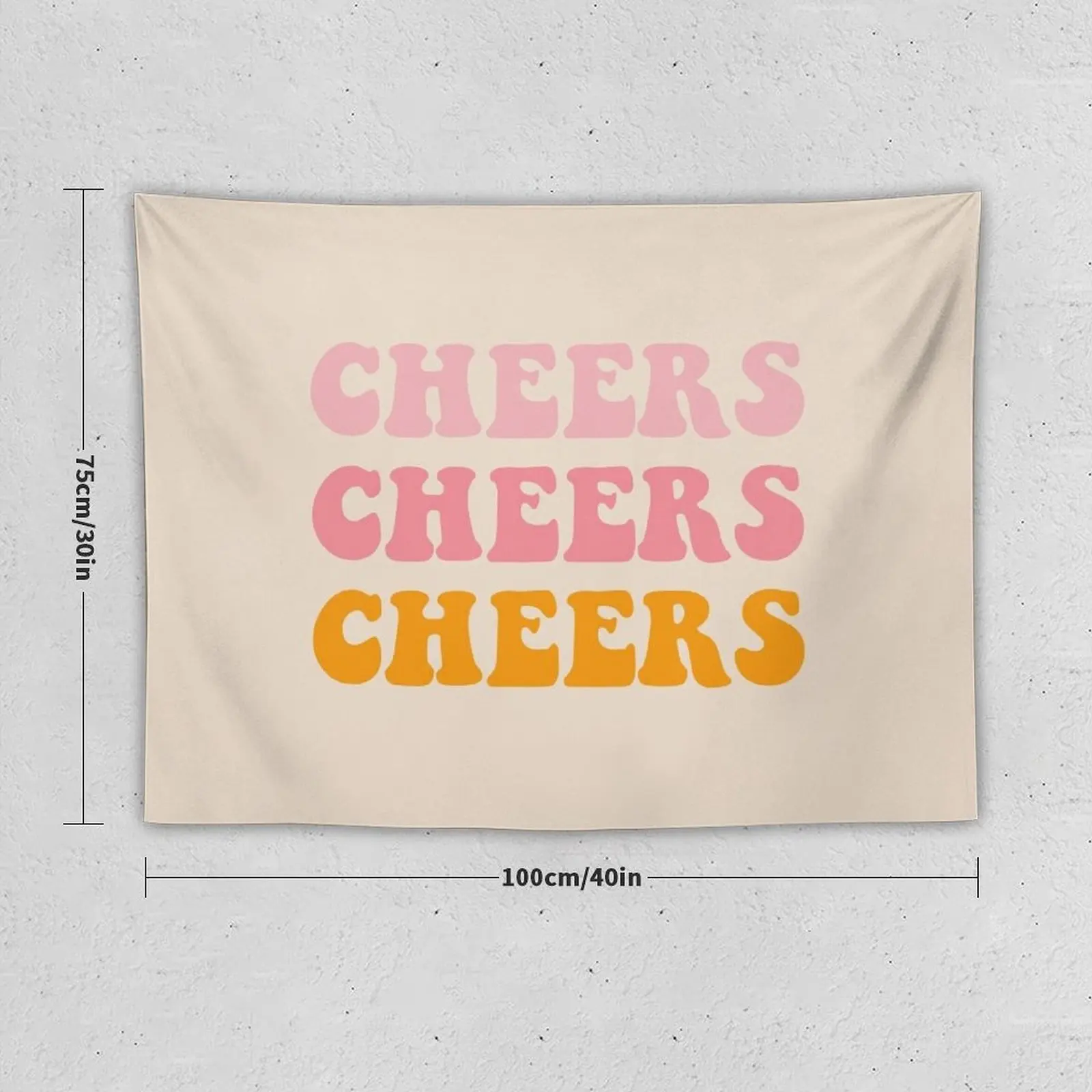 Cheers Cheers Cheers Tapestry Bedroom Decorations Cute Room Things Living Room Decoration Tapestry