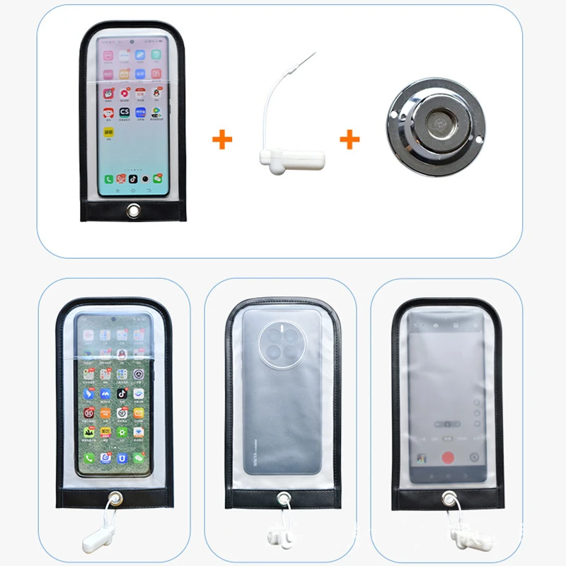 

100 шт., сумка для телефона с антикамерой, сумка без фотографии, кожаный многоразовый чехол для мобильного телефона с краями, чехол для мусульманской свадьбы