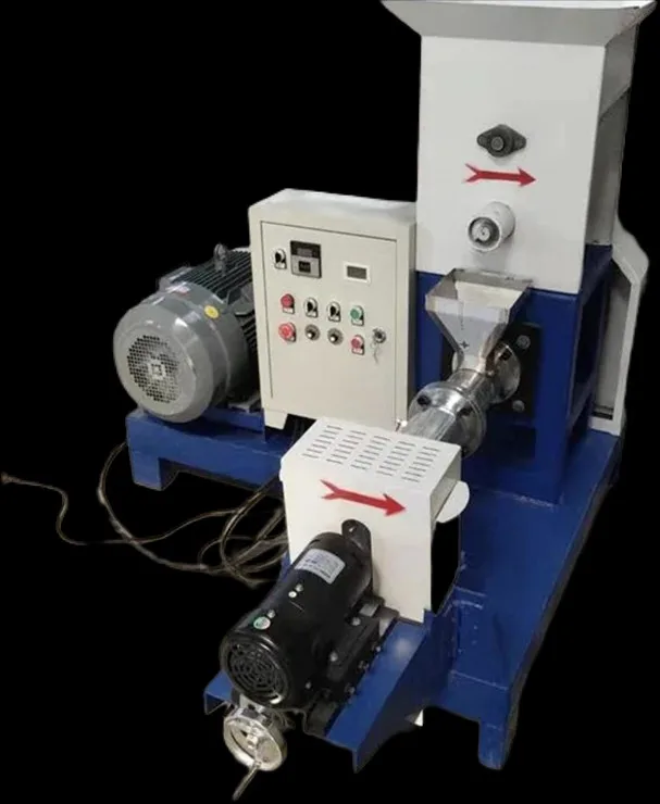 New Small Scale Floating Fish Pet Food Extruder Machine Mini Dog Cat Feed Pellet Production Line For Farm Use Animal Feed