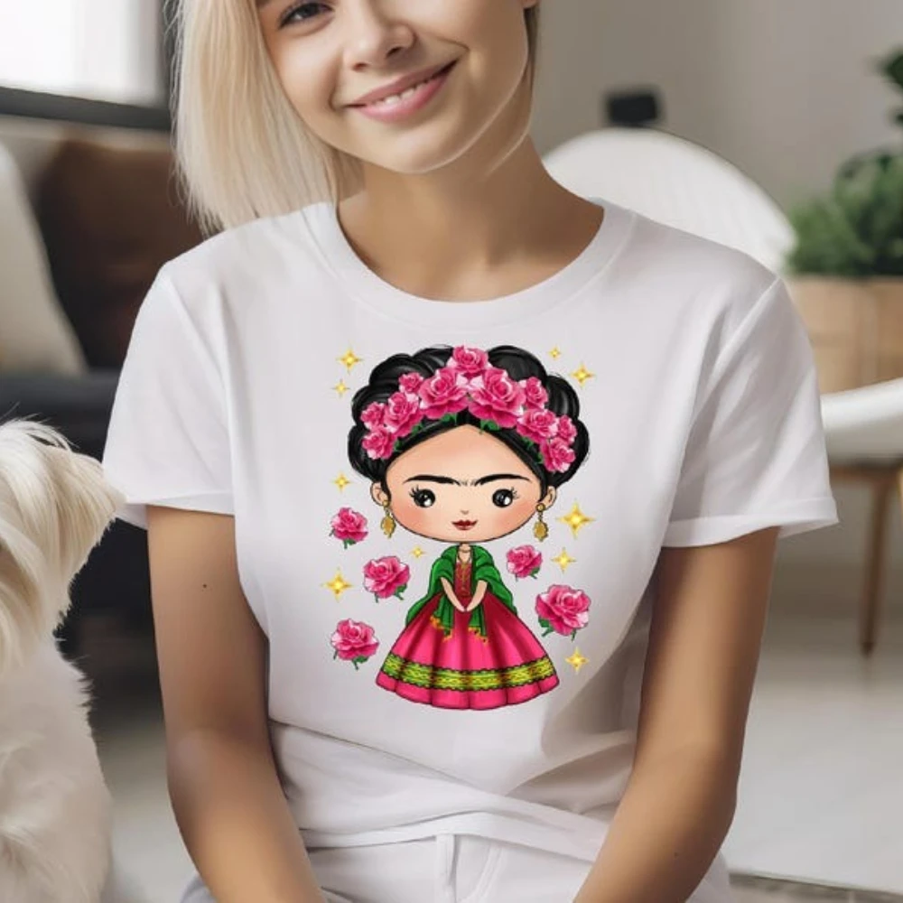 Camisetas Frida Kahlo, Camisetas de Regalo Frida Kahlo, Camiseta Feminista, Sudadera Viva La Vida, Camiseta de Igualdad, Top Informal de Algodón para Mujer