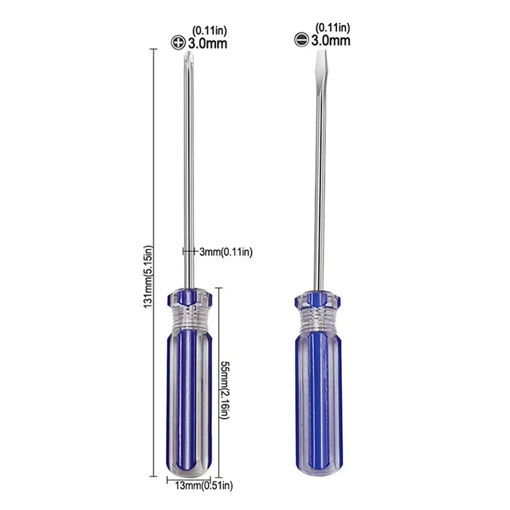 미니 슬롯 크로스 스크루 드라이버, 헤드 정밀 스크루 드라이버, 전자 장비 수리용 수공구, 3mm, 1 개