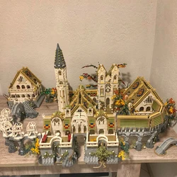 Famous Movie Moc Creative Bricks Rivendell UCS Blocks Magic Fairy Town Complete Model Ultimate Collector Series DIY KidsToy Gift