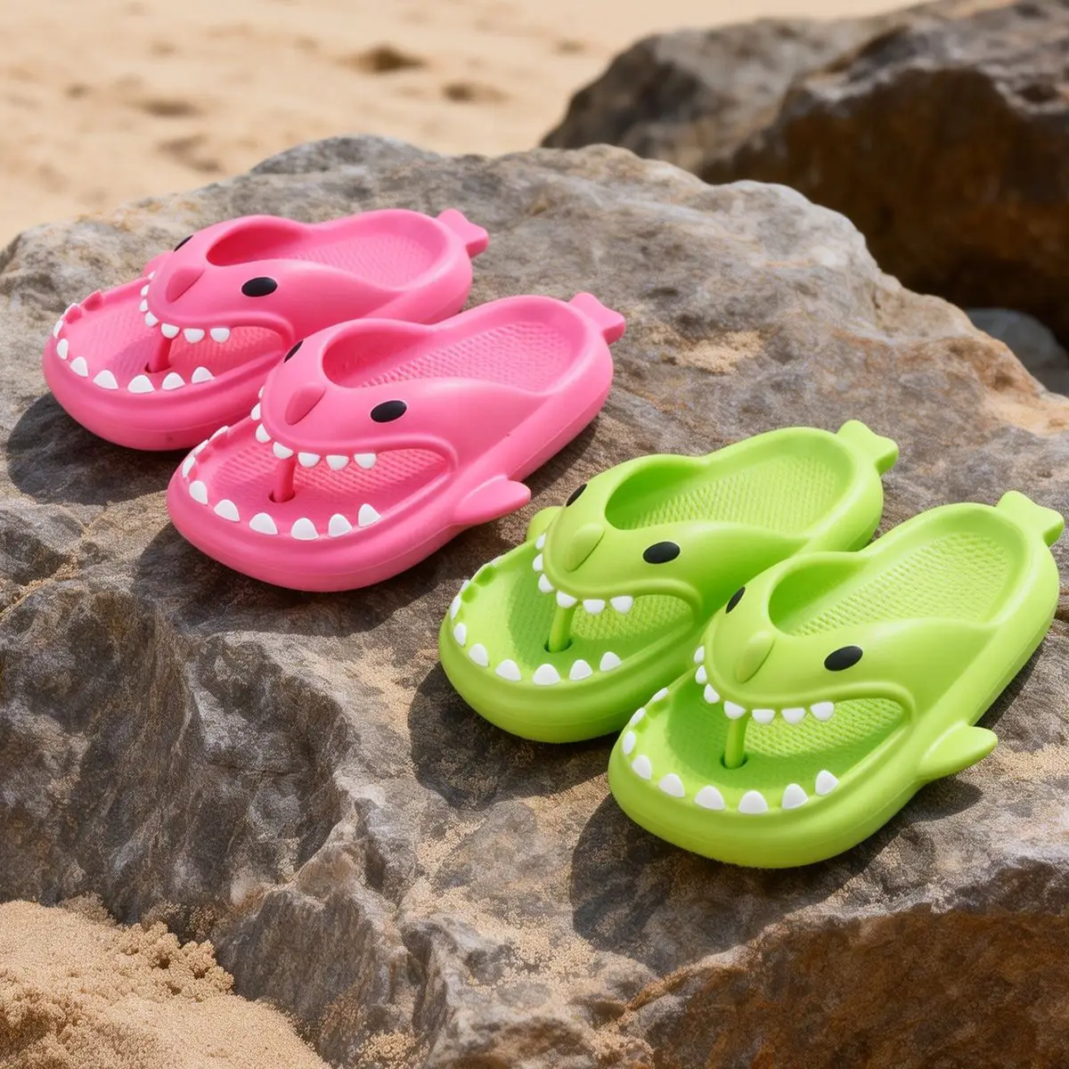 

Children's Flip-flops, Boys' Summer New Cartoon Style, Girls' Baby Outdoor Non-slip Toe Clip-on Children's Beach Shoes