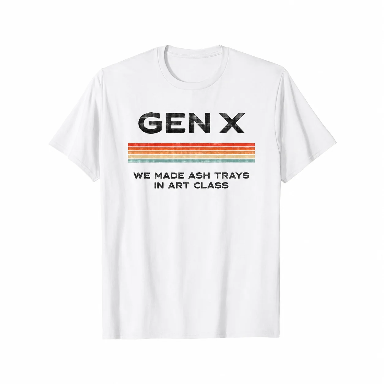Men's Retro Gen X Retro Pattern T-shirt Summer New Style Men's Clothing Women's Casual Fashion Y2K Cotton T-shirt