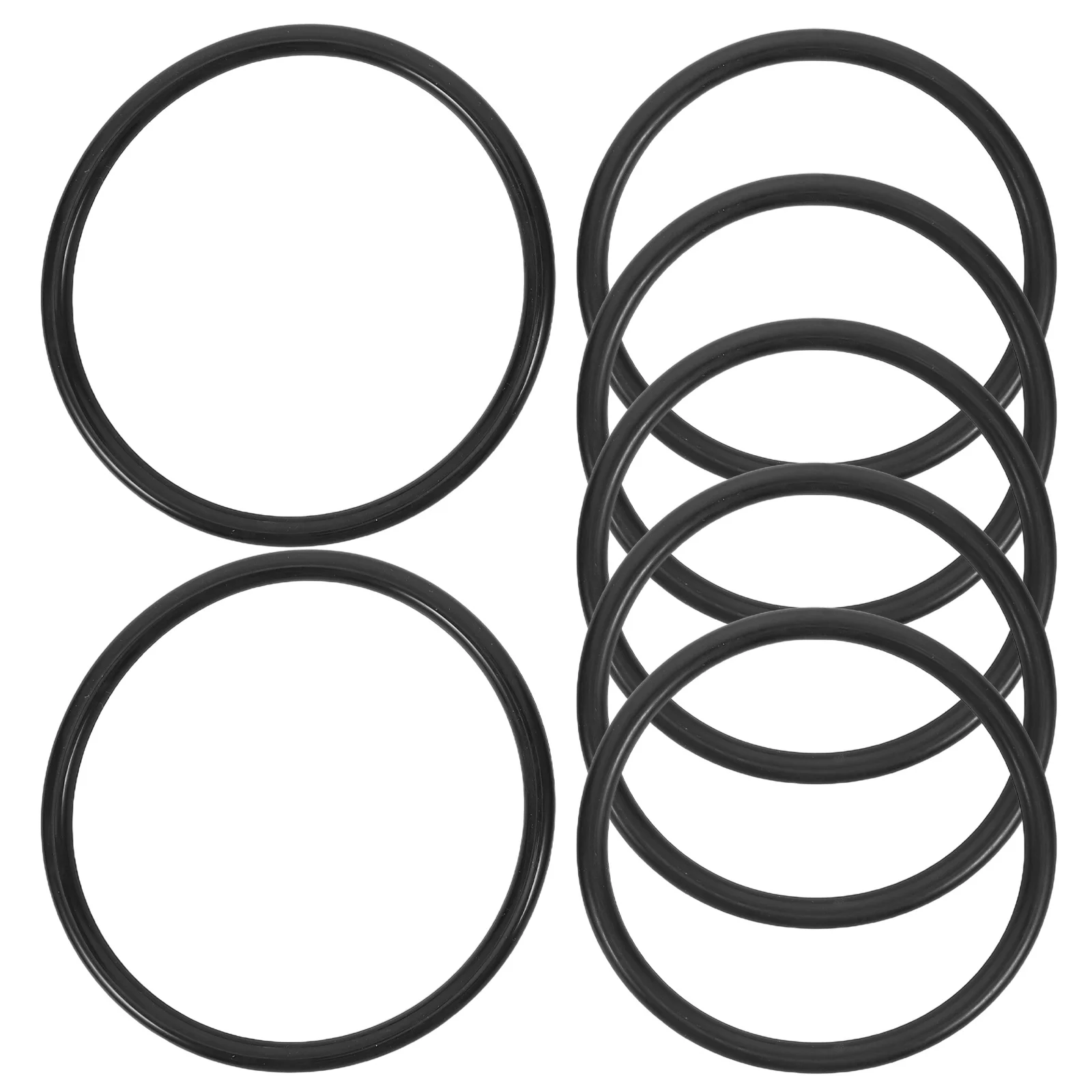 

7Pcs Music Singing Bowl Rubber Ring Crystal Bowl Cushion for Buddhism Ritual Instruments Anti Roll Protective Pad