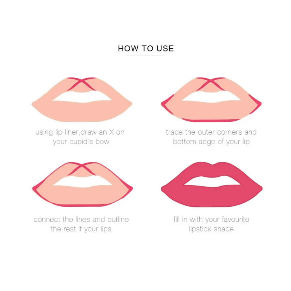 Delineador labial fosco luxuoso, aplicação suave e de longa duração para contorno e enchimento perfeitos, tons versáteis para todos os tipos de pele