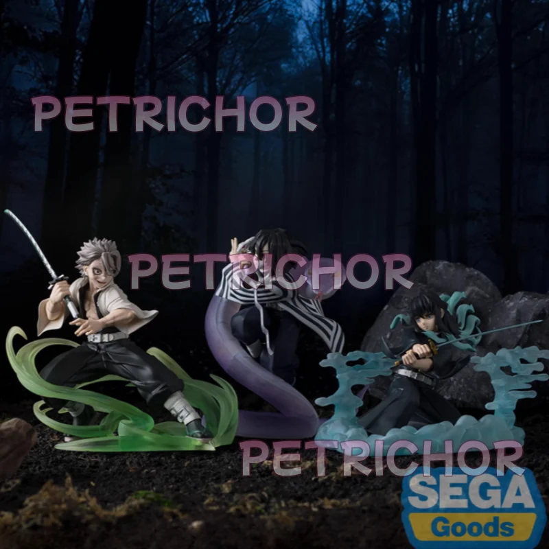 

Original Sega Demon Slayer Shinazugawa Sanemi Iguro Obanai Tokitou Muichirou 17cm Action Figures Customized Model Toys