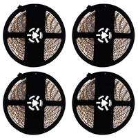 A44U 4X RGB 5M 5050 LED Strip Light Flexible 300 Leds SMD LED Tape Waterproof Epoxy