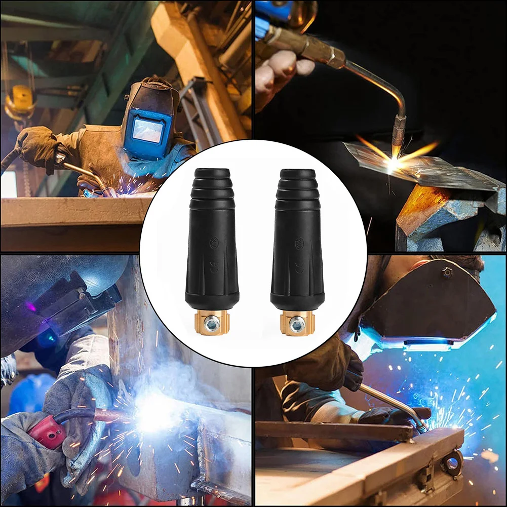 2pcs Welding Cable Male Connector Welding Machine Quick Connector Joint For DKJ35-50 Welder Accessories view 4