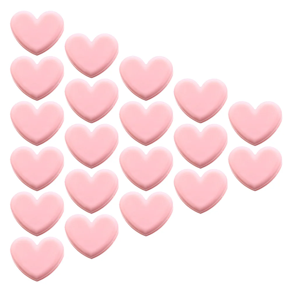 

20Pcs Heart-Shaped Plastic Clips Snack Bag Sealers Food Storage Clips Photo Decorative Clamps Office File Memo Organizer