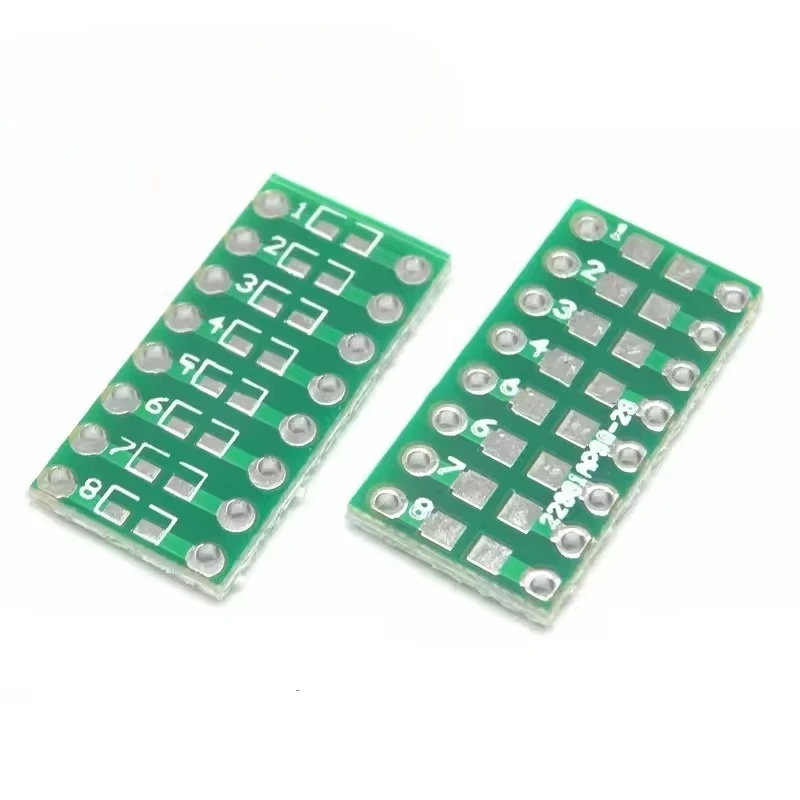 10pcs 0805 0603 LED Pinboard FR4 PCB Board 0402 SMT DIP Adapter Converter Capacitor Resistor 2.54mm Pitch SMD SMT Turn To DIP