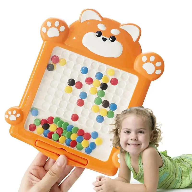 Kids Magnetic Drawing Board Magnetic Writing Doodle Board Multifunctional Educational Toys Safety Portable For Girls Boys