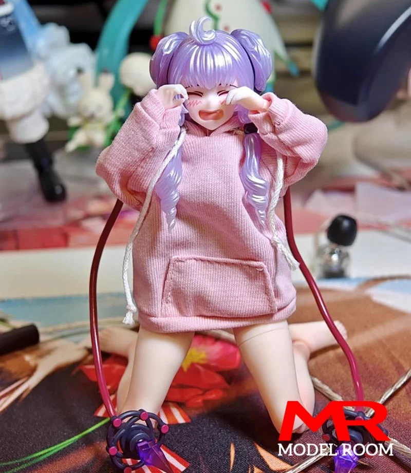 ATStory Maßstab 1:12 Weibliche Hoodie Sweatshirt Kleidung Modell Fit 6'' SnailShell Romankey Soldat Action Figur Körper Puppe