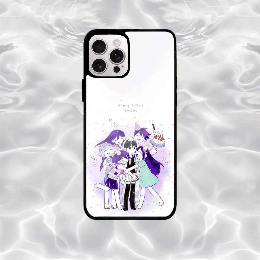 O-Omori Game Telefoonhoesje voor iPhone17,16,15,14,13,12,11 Plus, Pro Max Magnetisch Magsafe Draadloos opladen