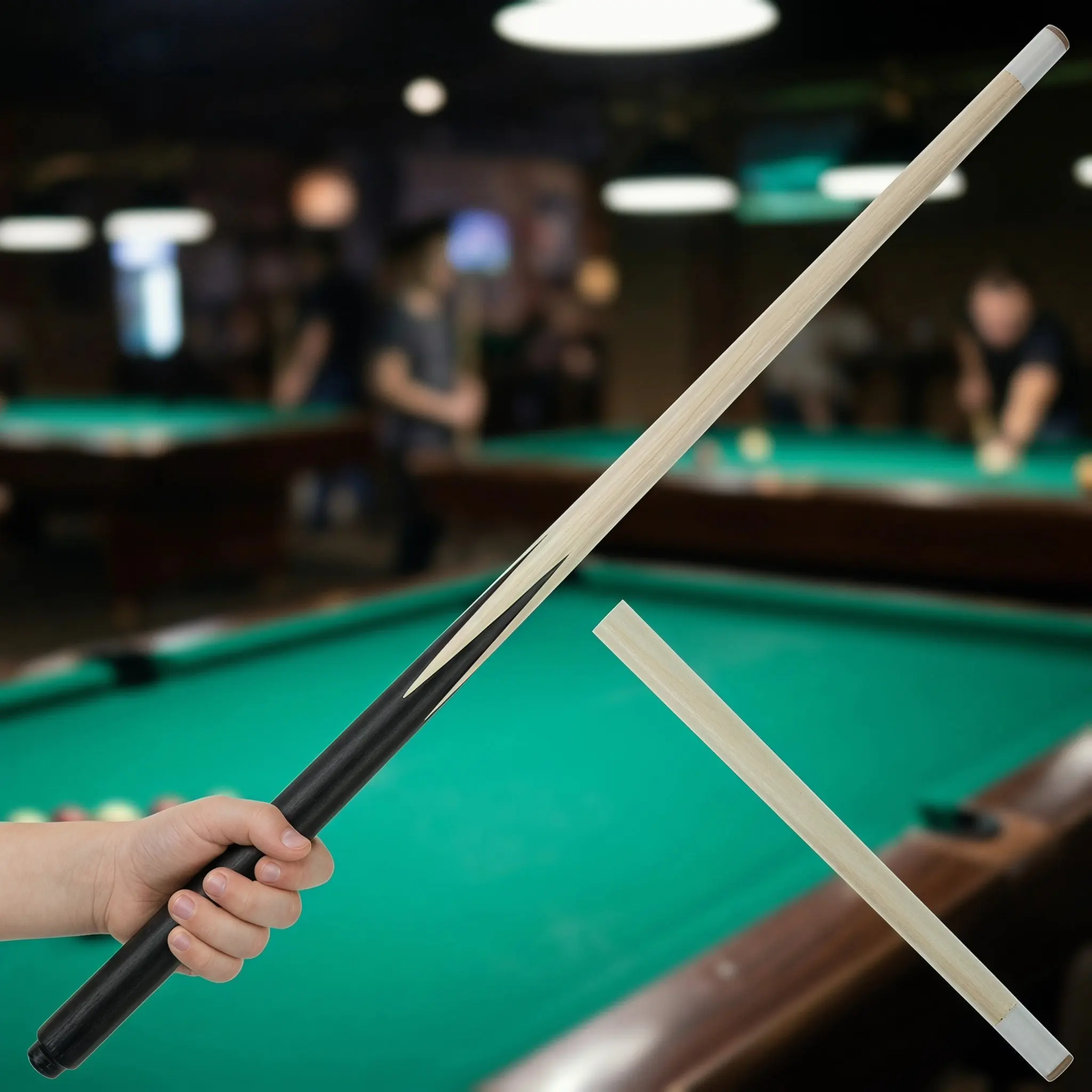Billiards Cue Short Pool Sticks Queue for with Case Childrens Cues Snooker