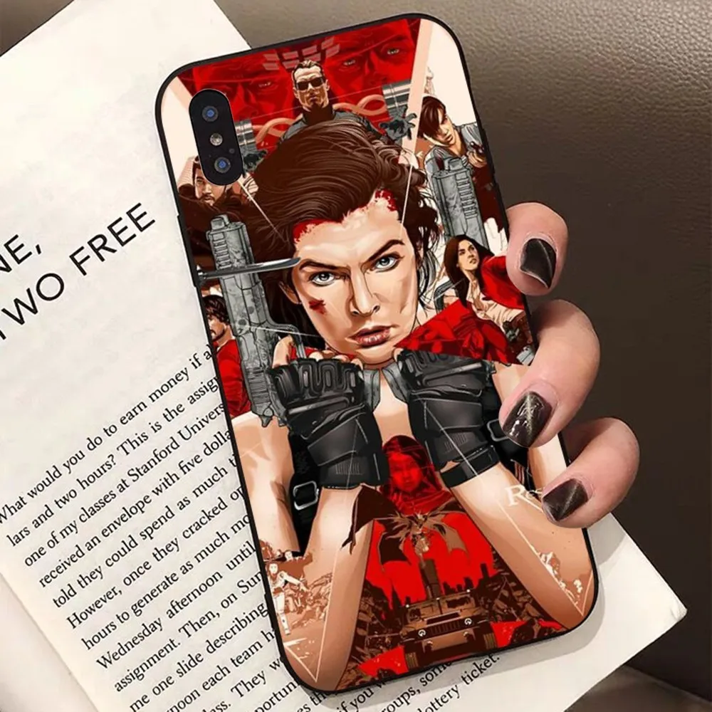 GAME E-Evils Cool R-Resident Phone Case for iPhone 15 8 7 6 6S Plus X SE 2020 XR XS 14 11 12 13 Mini Pro Max Mobile Case