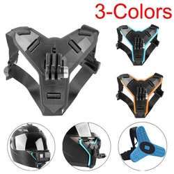 1pcs Motorcycle Helmet Chin Mount Strap 100*100*90mm Motorcycle Helmet Strap Chin Support Sports Camera Parts Helmet Strap