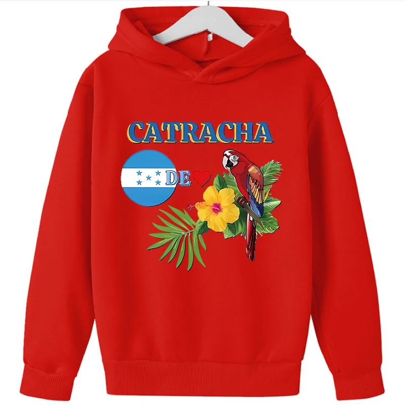 

New Mexican Parrot Print Cute Sweatshirts Boys Girls GYM Lover Birthday Gift Top Thick Clothes Kids Hooodie Sweater Top