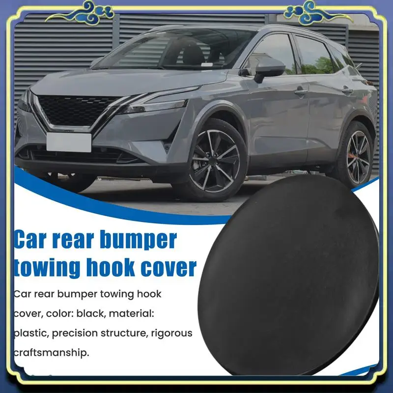 

AU16-85071BR00A Car Rear Bumper Tow Hook Cap Cover Black For Nissan Qashqai J10 2007 2008 2009 2010 2012 2013 2014