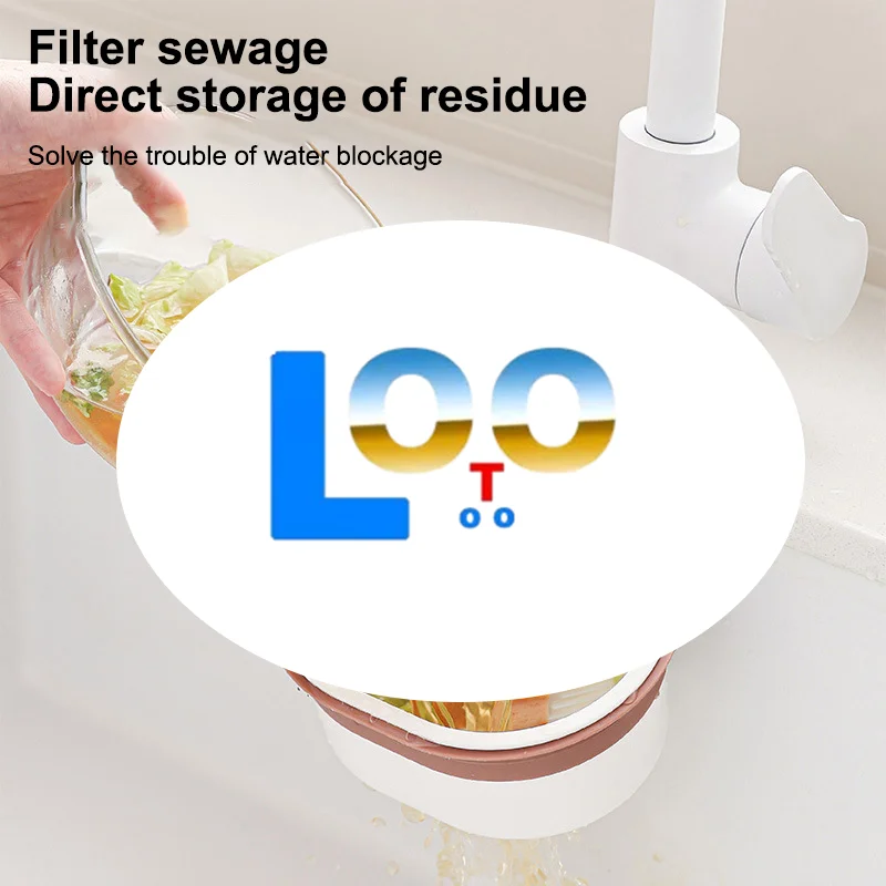 Съемный кухонный фильтр для мусора, подвесной фильтр для раковины «два в одном», открывающаяся нижняя крышка, многофункциональный, быстрый слив
