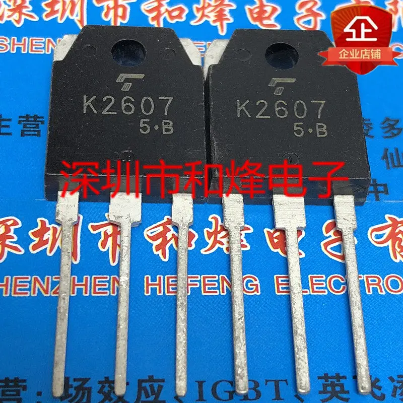 5pcs/lot K2607 2SK2607  TO-3P 800V 9A