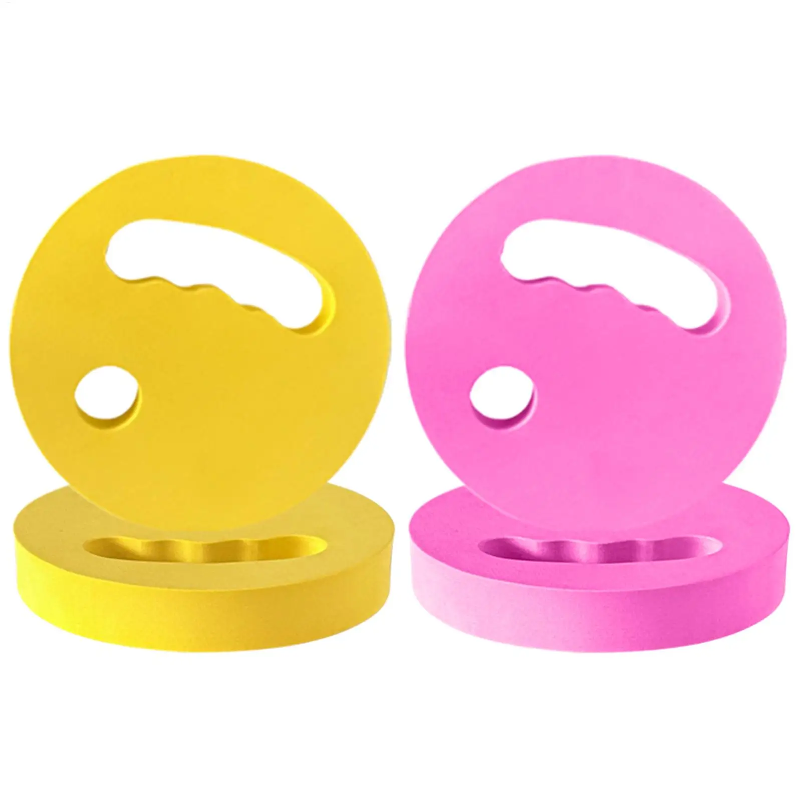 

2 шт. диски для упражнений на воде, пена EVA, легкая плавучесть, тренировка по плаванию, фитнес-диск, помощь для тренировок в бассейне с эргономичной ручкой