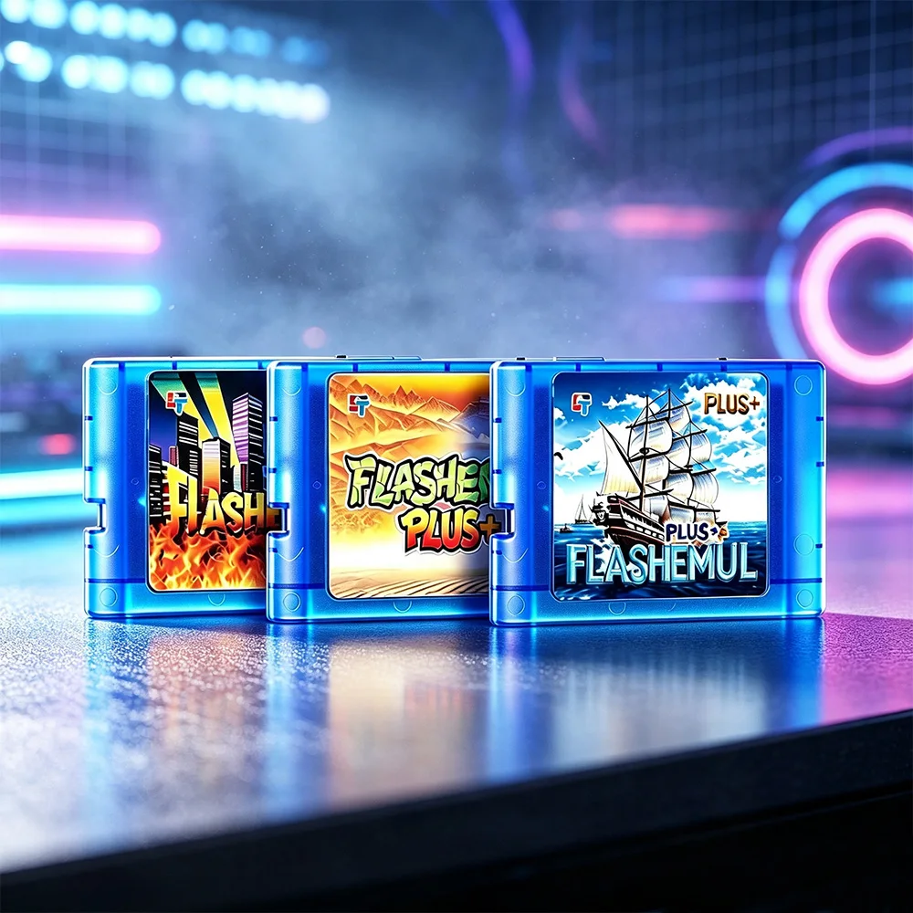 New EDMD V3 PLUS Flash Retro Game Card For Mega Drive MD V3 For 16 Bit Console Reader Emulator Game Accessories