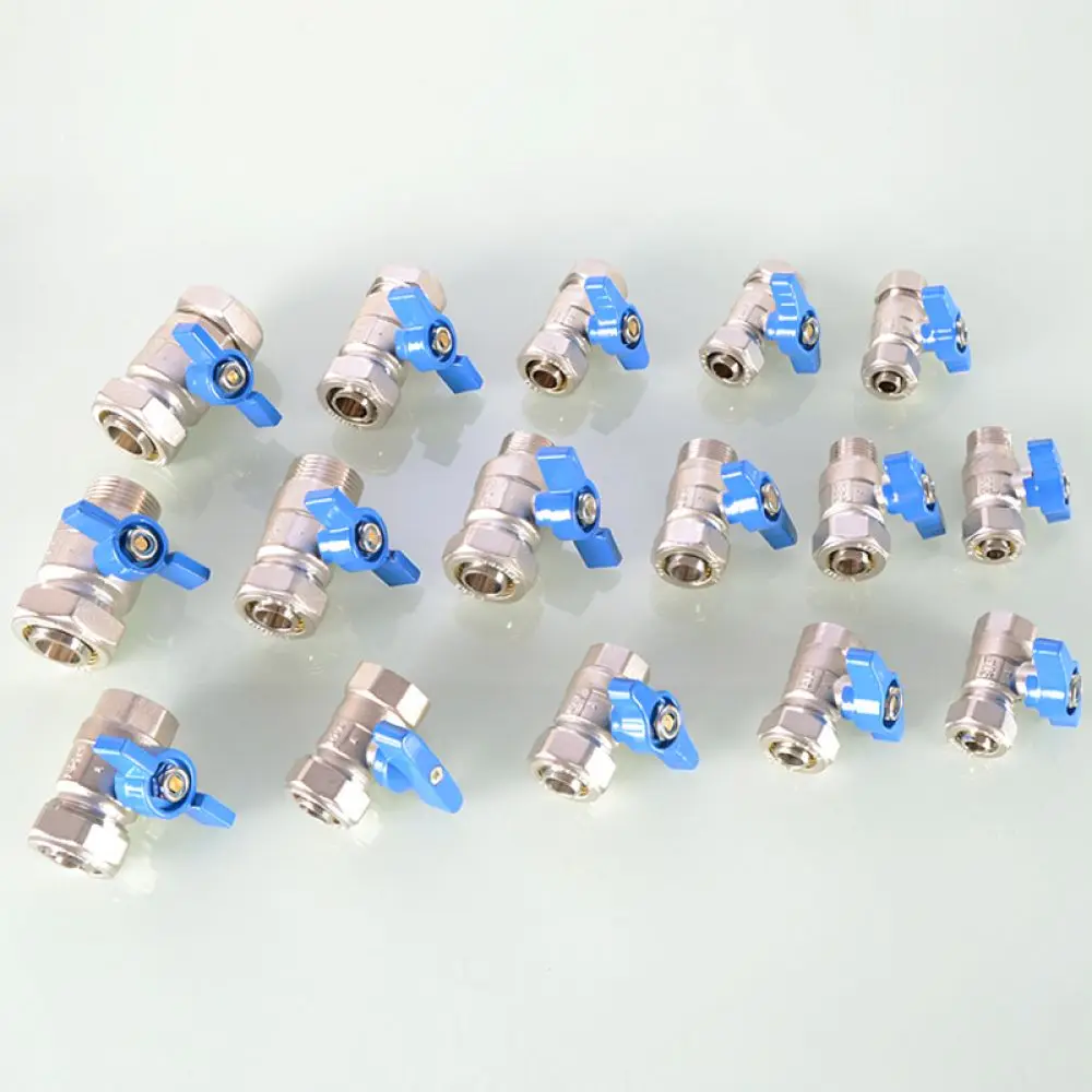 Premium Brass Ball Valve For Composite Piping Fitting Professional Plumbing Component Shut Off Valve Water Regulator