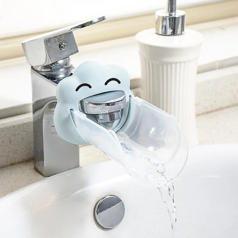 1pc Adjustable Faucet Extender Children Hand Washing Helper for Kitchen Bathroom Sink Water Saving Tap Extender Home Accessories