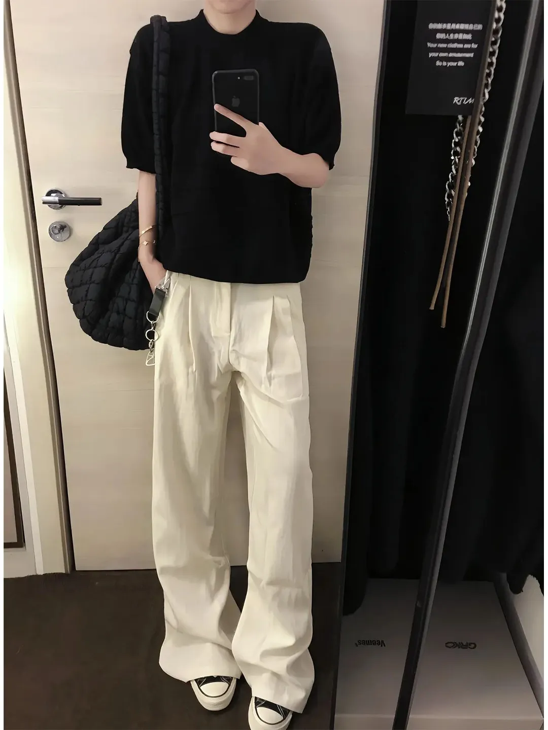 Cleanfit Men's Summer Thin Loose Folded Linen Pants Casual Wide Leg Trousers Comfortable Breathable Straight Cut Knife Pleat